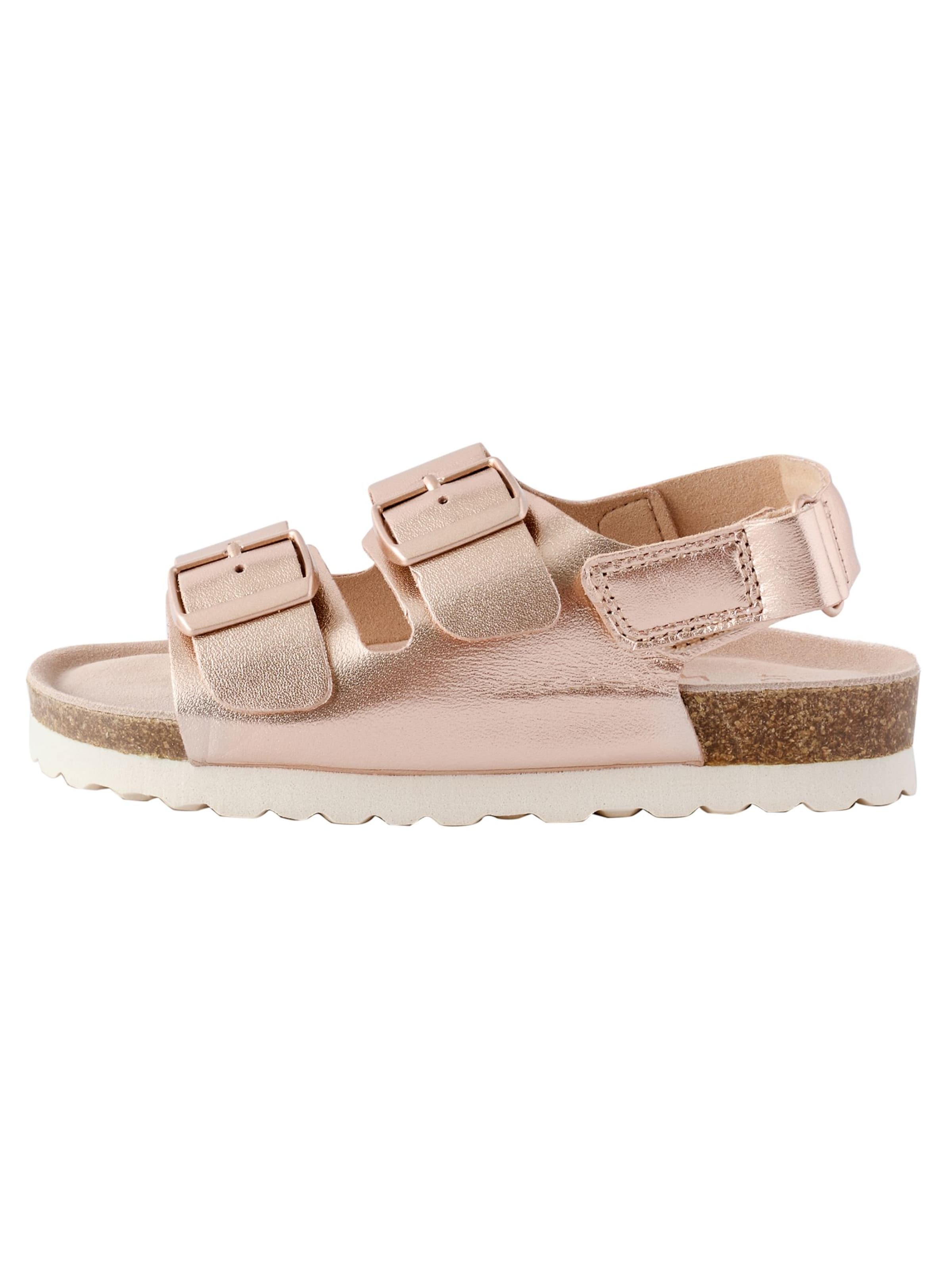 Sandales Next en or : devant