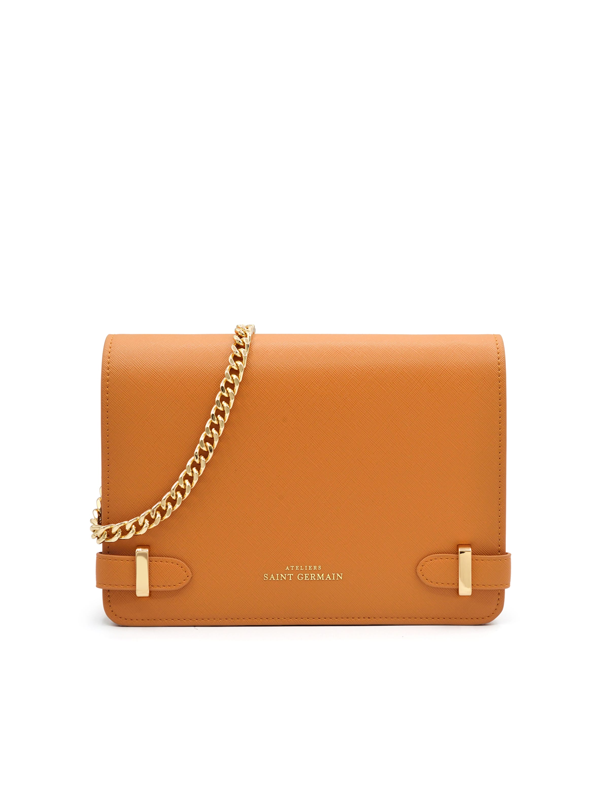 Ateliers Saint Germain - Bolso de hombro 'ELYSEE' en marrón: frente