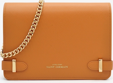 Sac bandoulière 'ELYSEE' Ateliers Saint Germain en marron : devant