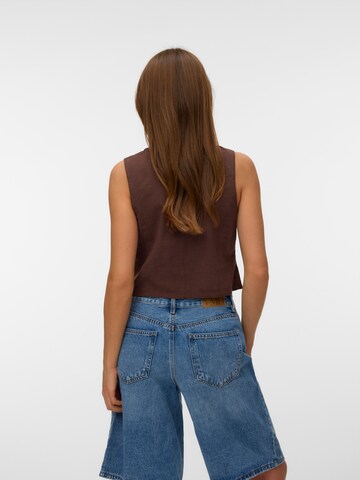 VERO MODA Anzugweste 'VMCaia' in Braun