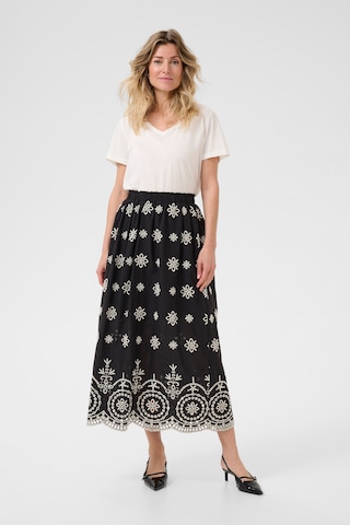 Jupe 'Emboda' Cream en noir