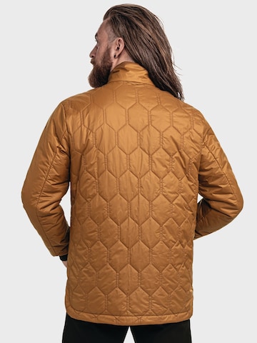 Schöffel Outdoorjas 'Urban Ins Malkay' in Bruin
