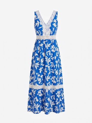 Cupshe Beach Dress in Blue: front