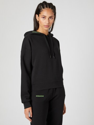 Hoermanseder x About You - Sudadera 'Polly' en negro: frente