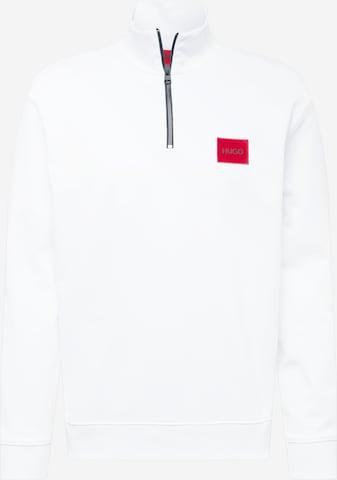 HUGO Red Sweatshirt 'DURTY' in White: front