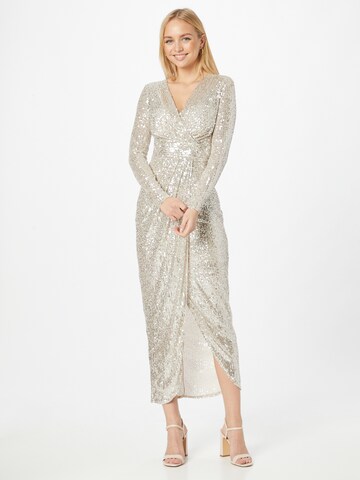 Robe de soirée 'DARLING' WAL G. en beige : devant