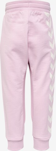 Hummel Tapered Sporthose 'Apple' in Pink