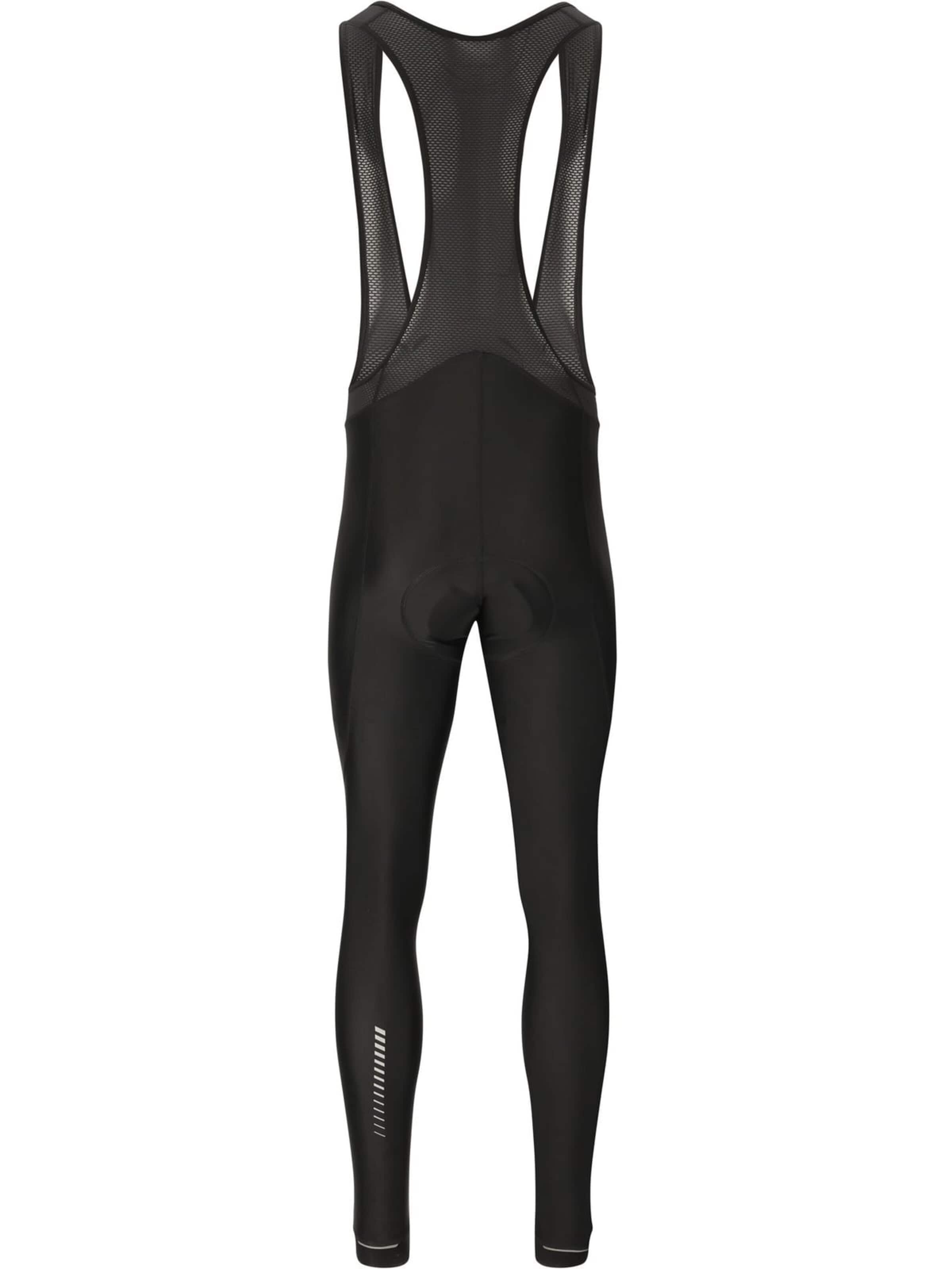 ENDURANCE Skinny Leggings 'Gorsk V2 M Long Cycling Tights W/Bib' in Black