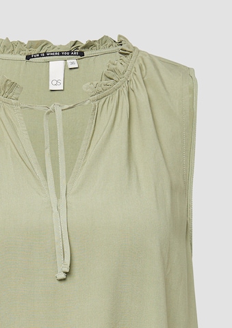 QS Bluse in Grün