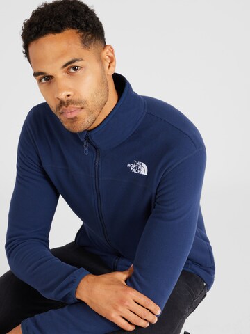 THE NORTH FACE Athletic fleece jacket '100 Glacier' in Blue