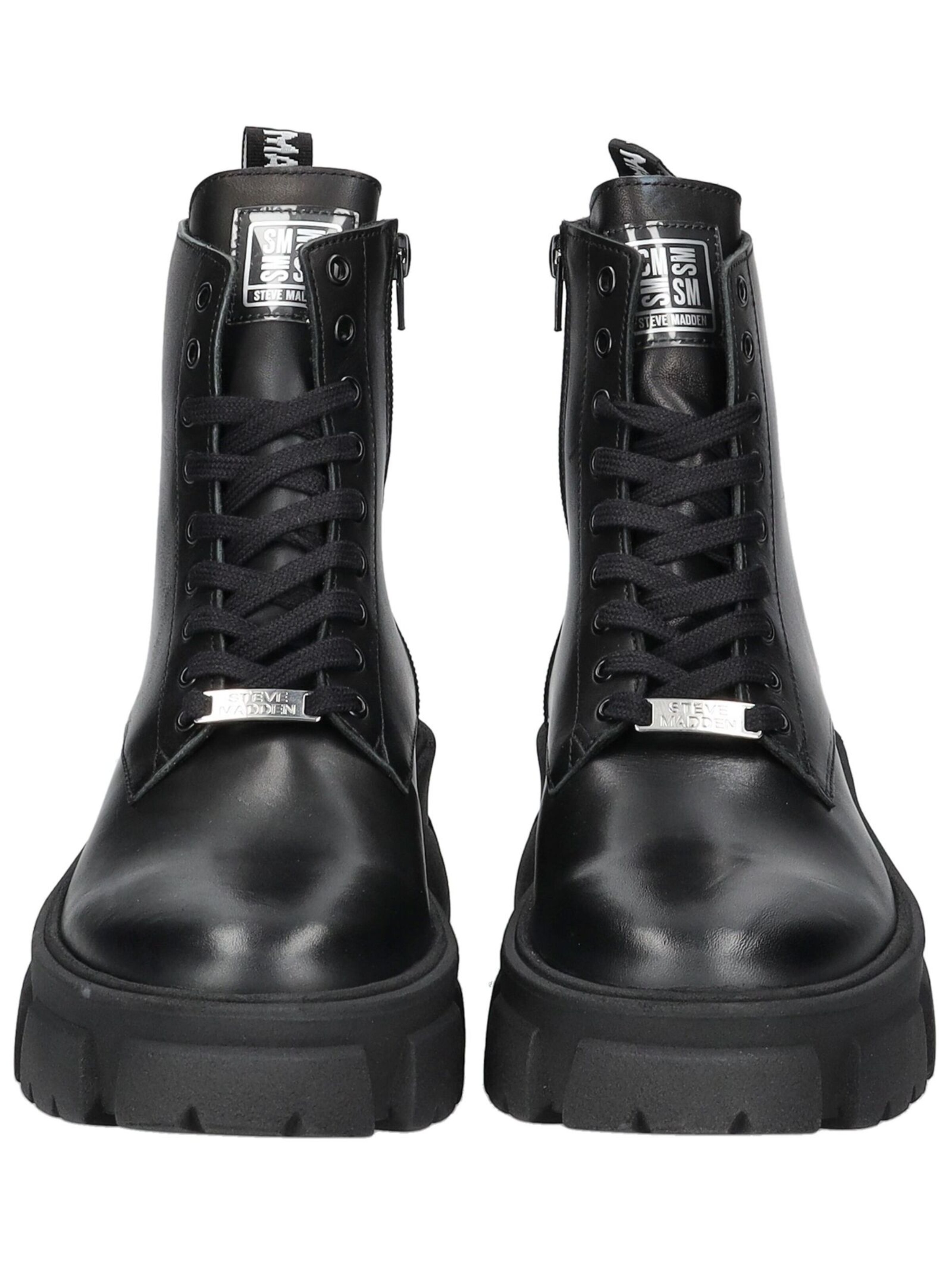 STEVE MADDEN Schnürboots in Schwarz