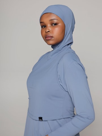 SIYA Swimwear T-shirt Badpak 'Hijab' in Blauw