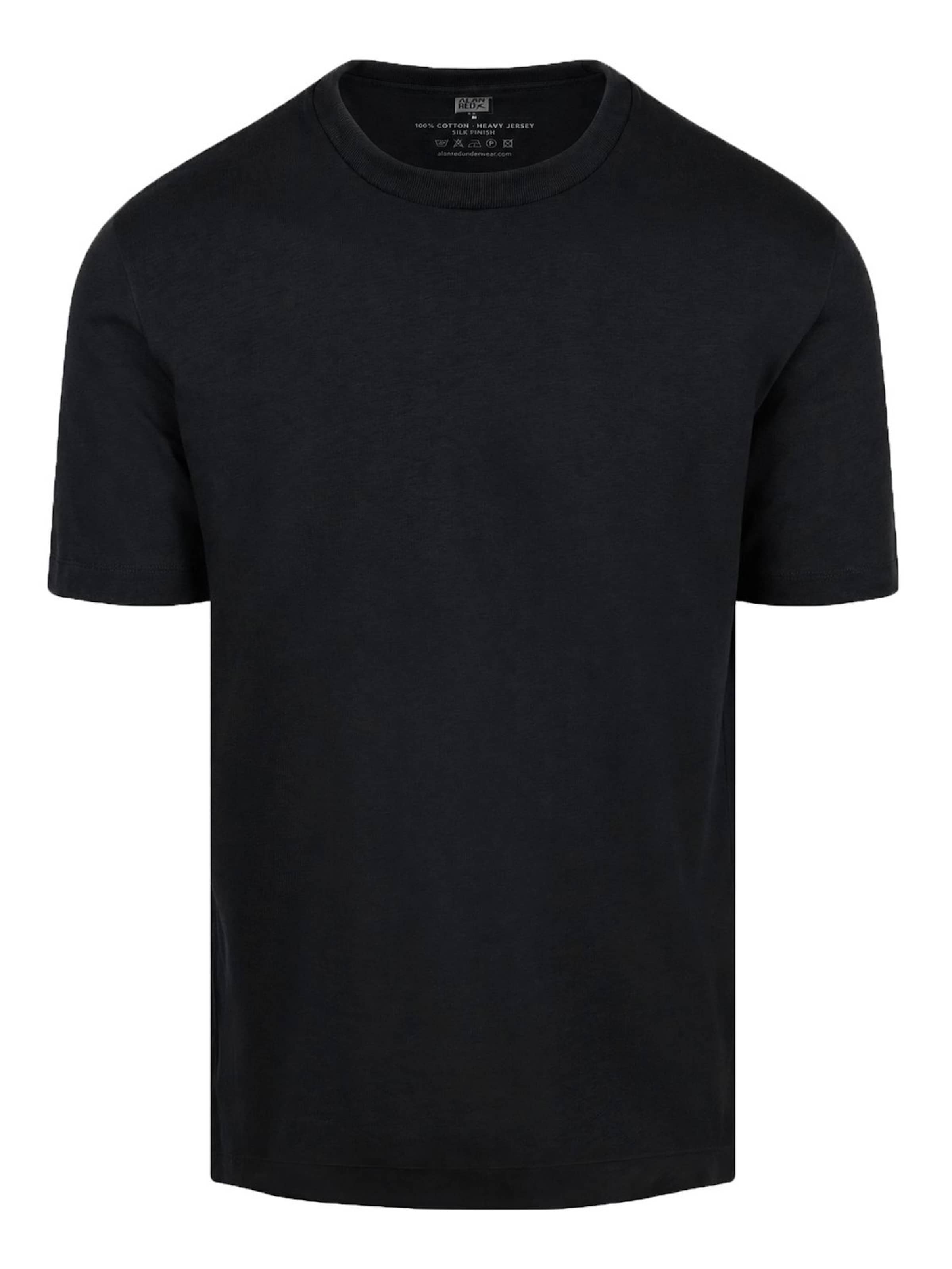 alan red Shirt 'Venice' in Black: front