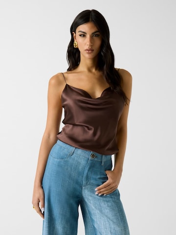 MARCIANO LOS ANGELES Top in Brown: front