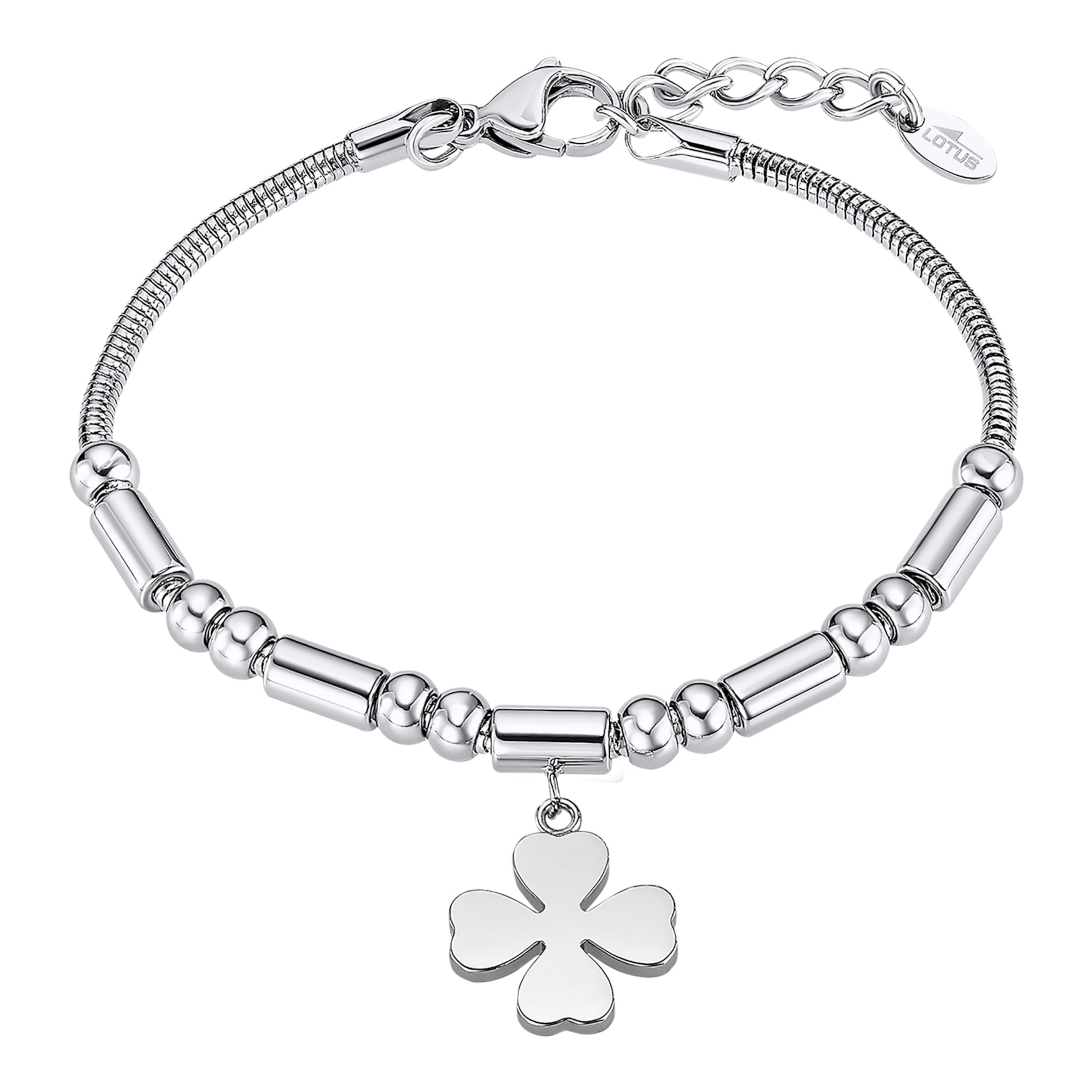 Lotus Armband in Silber: Vorderseite