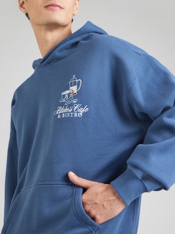 Abercrombie & Fitch Sweatshirt 'COFFEE SHOP' in Blau