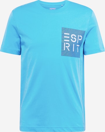 T-Shirt ESPRIT en bleu : devant