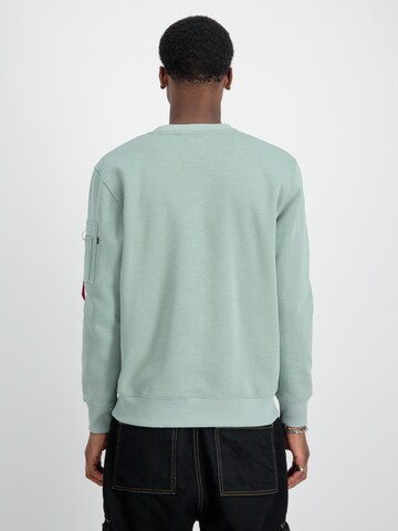 Sweat-shirt ALPHA INDUSTRIES en vert