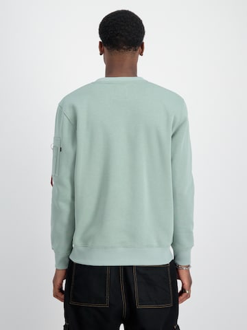 ALPHA INDUSTRIES Sweatshirt in Groen