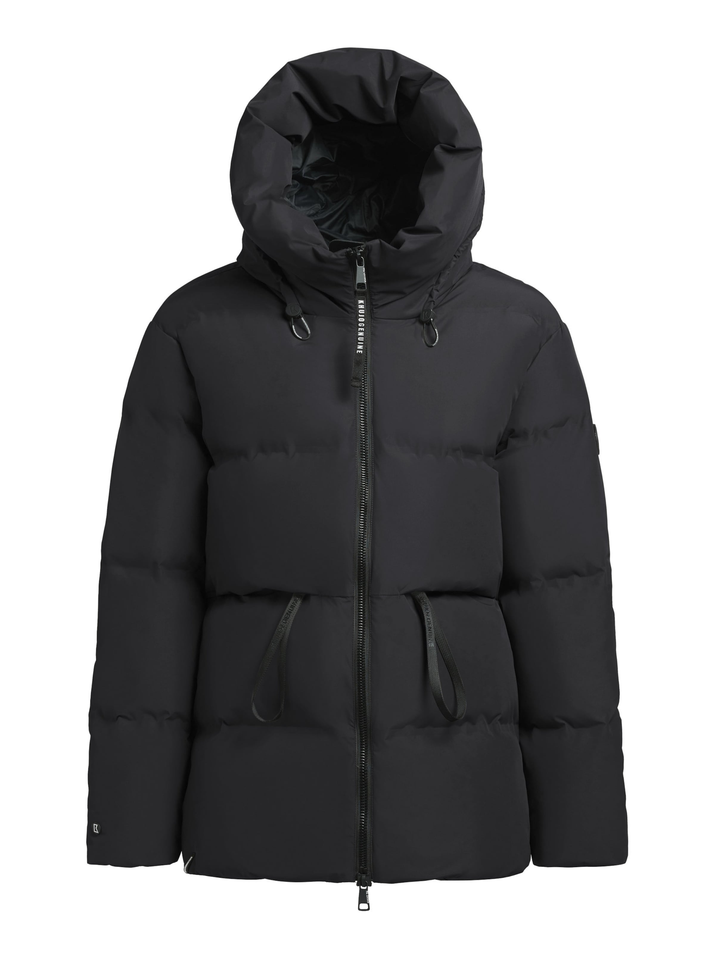 Giacca invernale ' ELLIS ' di khujo in nero: frontale