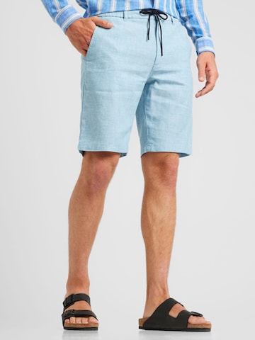 BOSS Tapered Shorts in Blau: predná strana