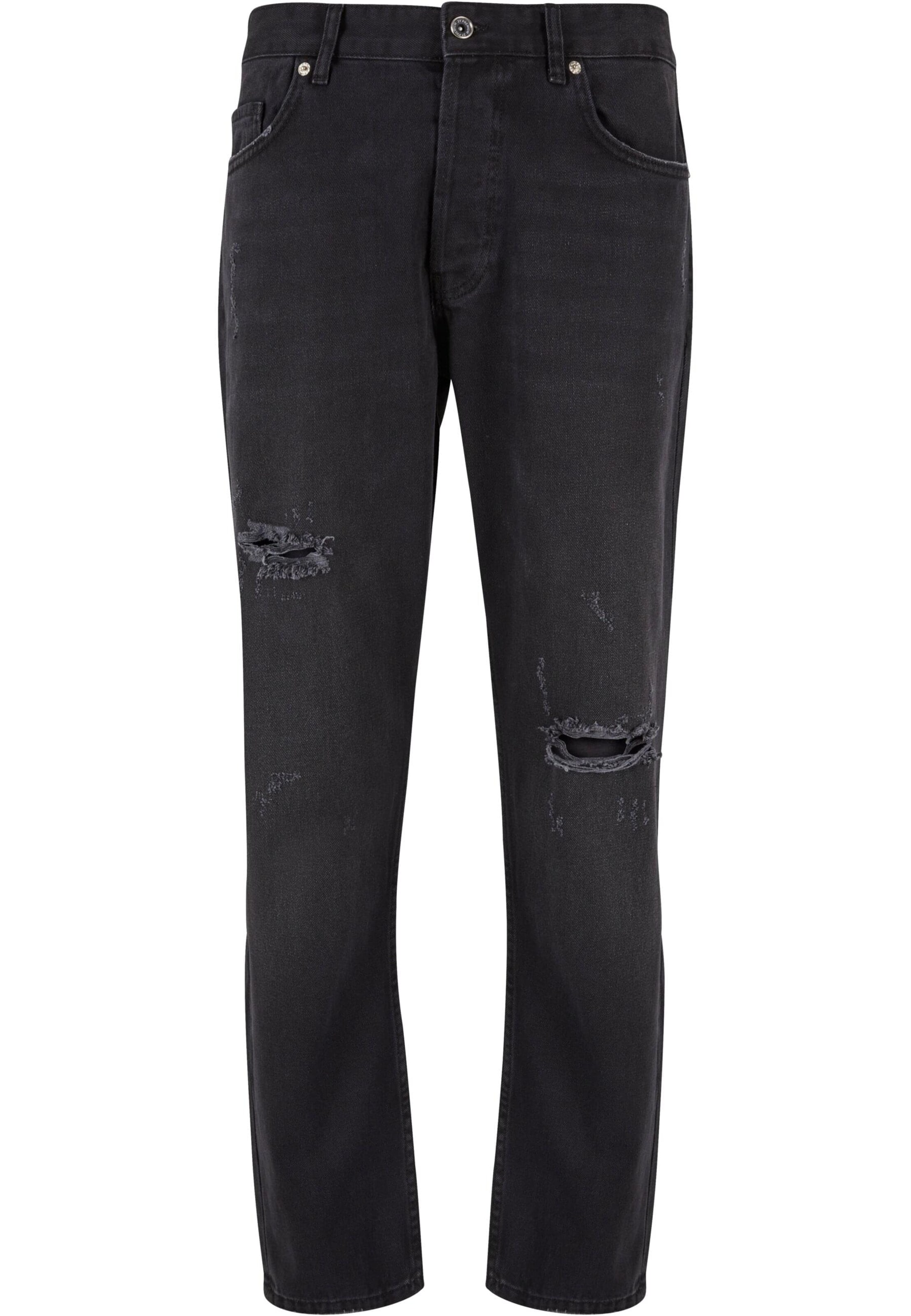 regular Jeans di 2Y Premium in nero: frontale