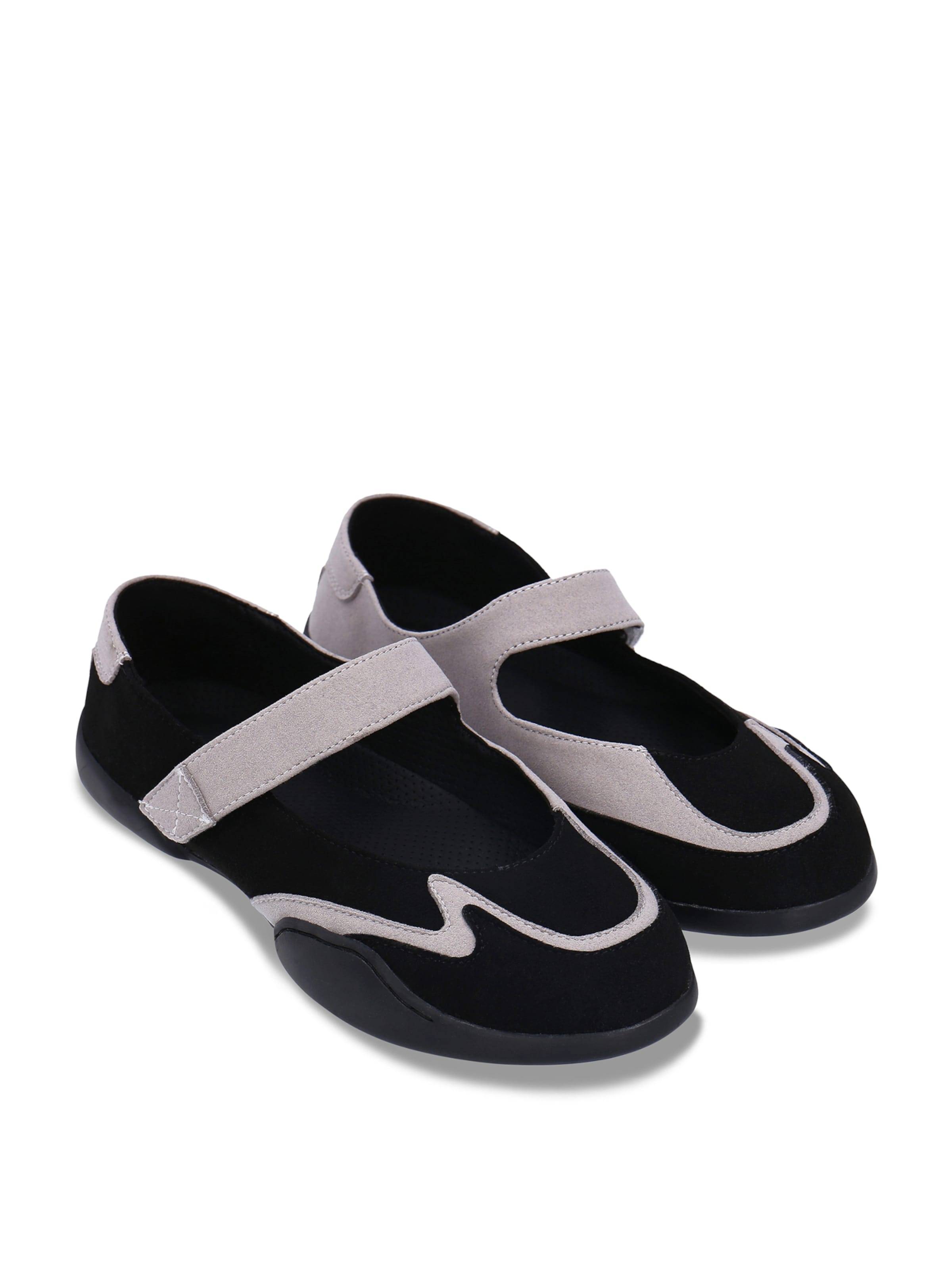 nae Vegan Shoes Ballerina 'Nadia' in Grey