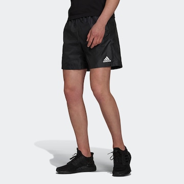 ADIDAS PERFORMANCE Loosefit Sportbroek in Zwart: voorkant