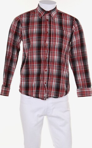 Atrium Button Up Shirt in M in Red: front