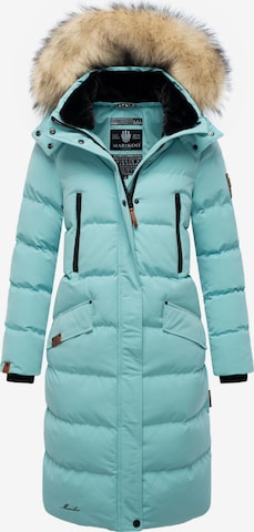 MARIKOO Pitkä talvitakki 'Schneesternchen' värissä sininen: etupuoli