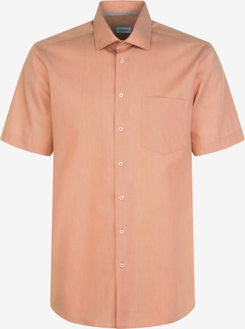 Coupe regular Chemise business SEIDENSTICKER en orange : devant