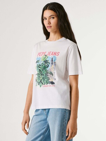 T-shirt 'Martha' Pepe Jeans en blanc