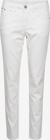 Cream Slimfit Jeans 'Lotte' in Wit: voorkant