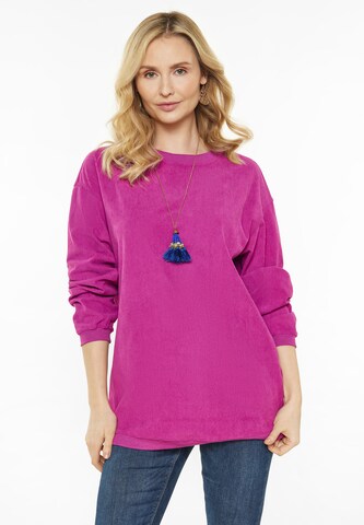 usha FESTIVAL Sweatshirt 'Comfortable' in Purple: front