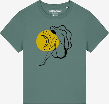 T-shirt 'Self Love' Watapparel en vert : devant