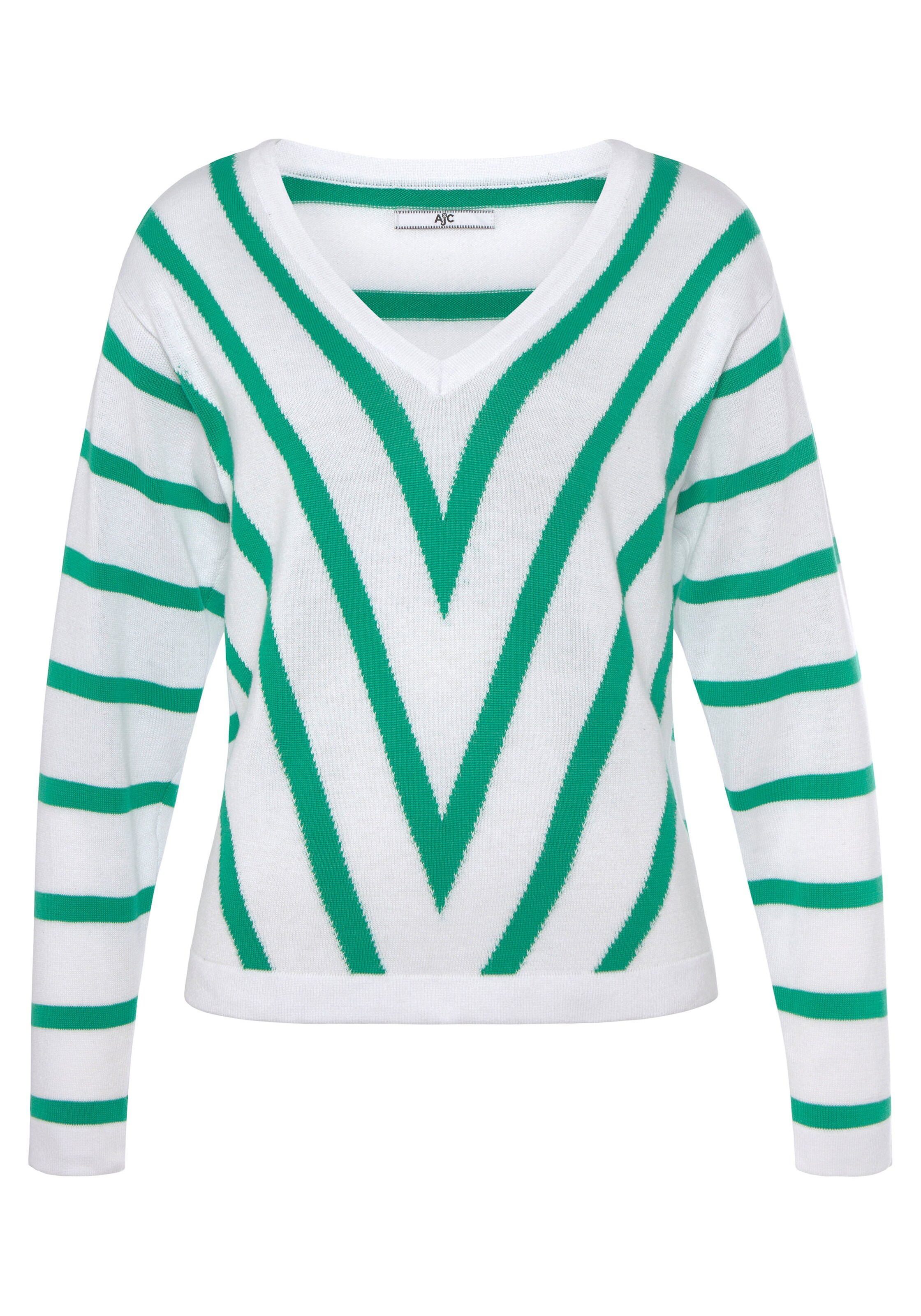 AJC Sweater in White: front