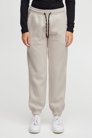 Regular Pantalon 'Sandie' Oxmo en beige : devant