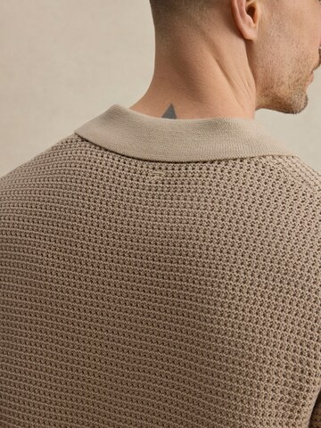 DAN FOX APPAREL Тениска 'Giuliano' в кафяво