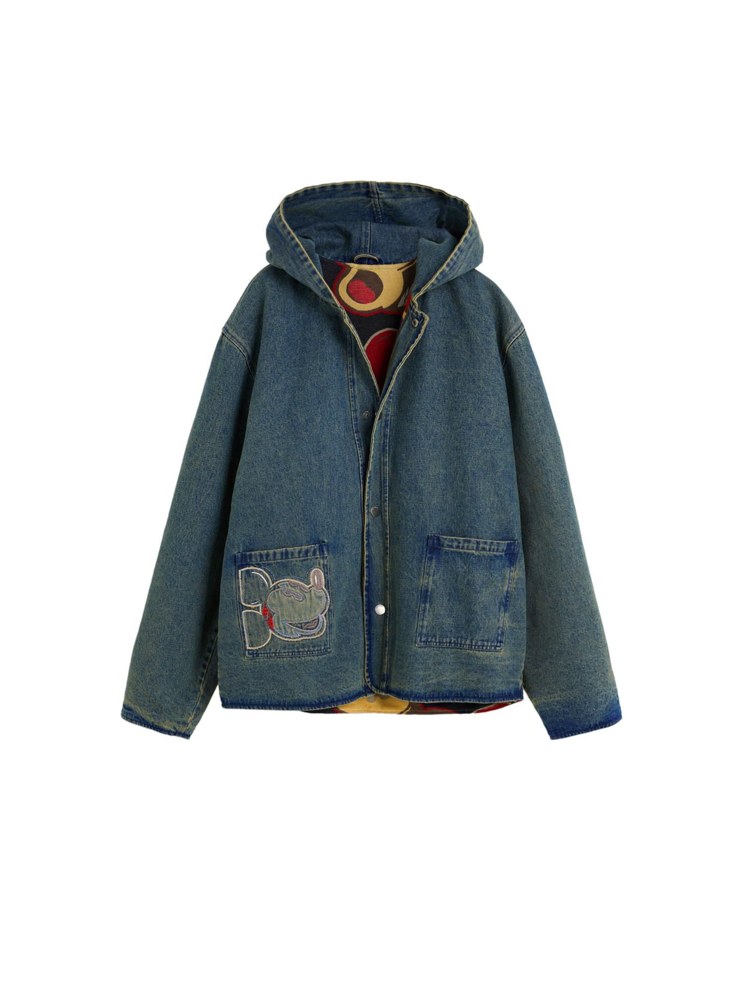 Desigual Átmeneti dzseki 'Mickey™' - kék: elől