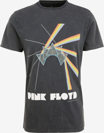 Recovered T-Shirt 'Pink Floyd Prisms' in Grau: predná strana