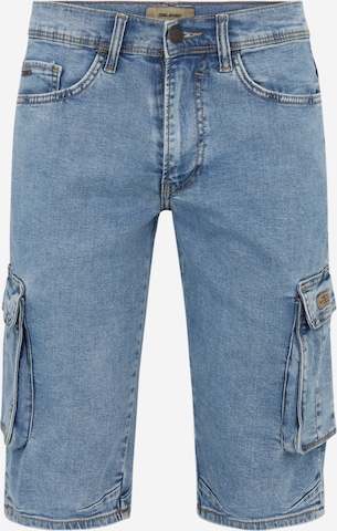 Jeans cargo BLEND en bleu : devant