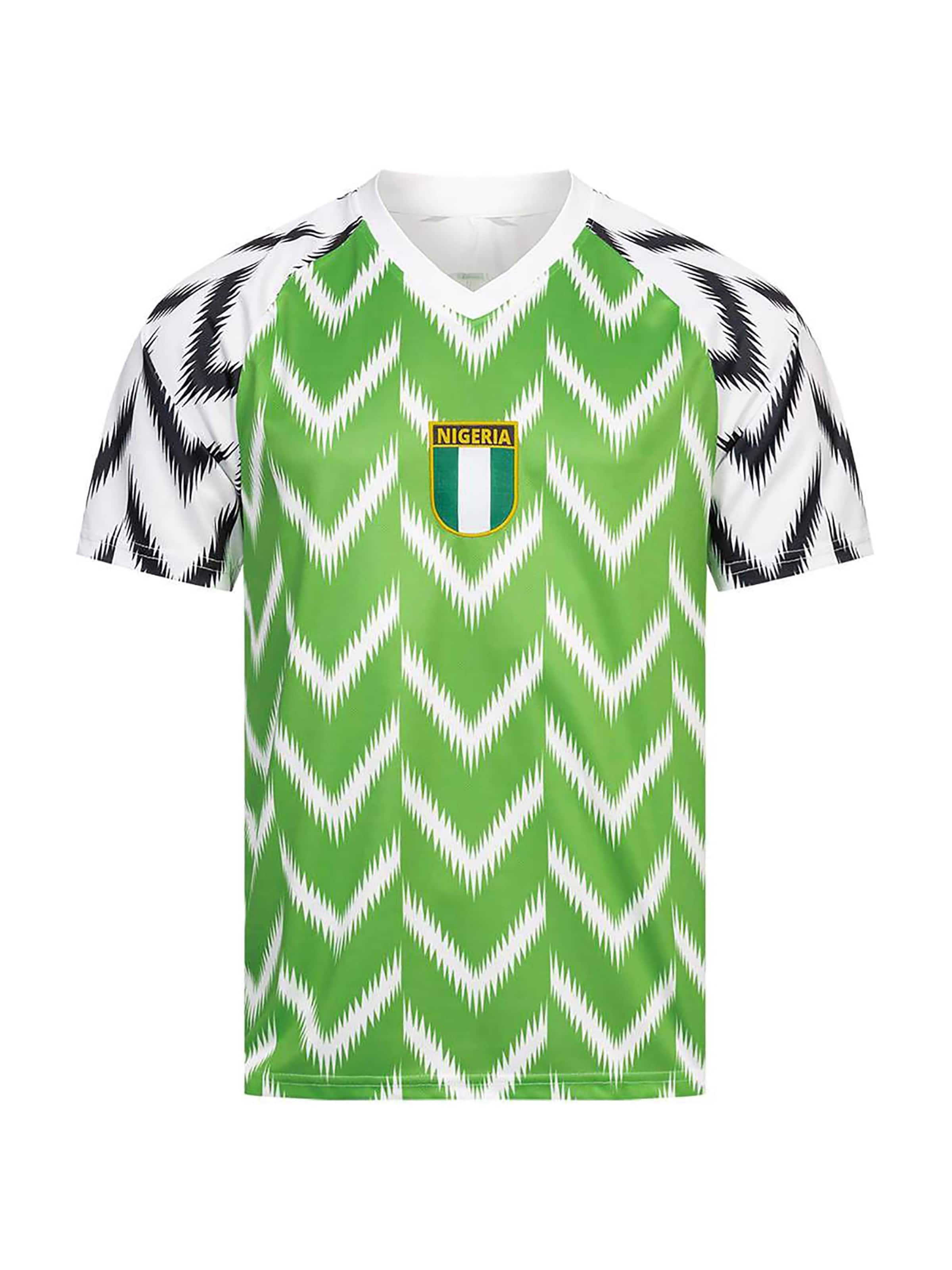 JELEX Trikot 'Retro History Nigeria'‌‌‌‌‌‌‌‌‌ in Grün: Vorderseite