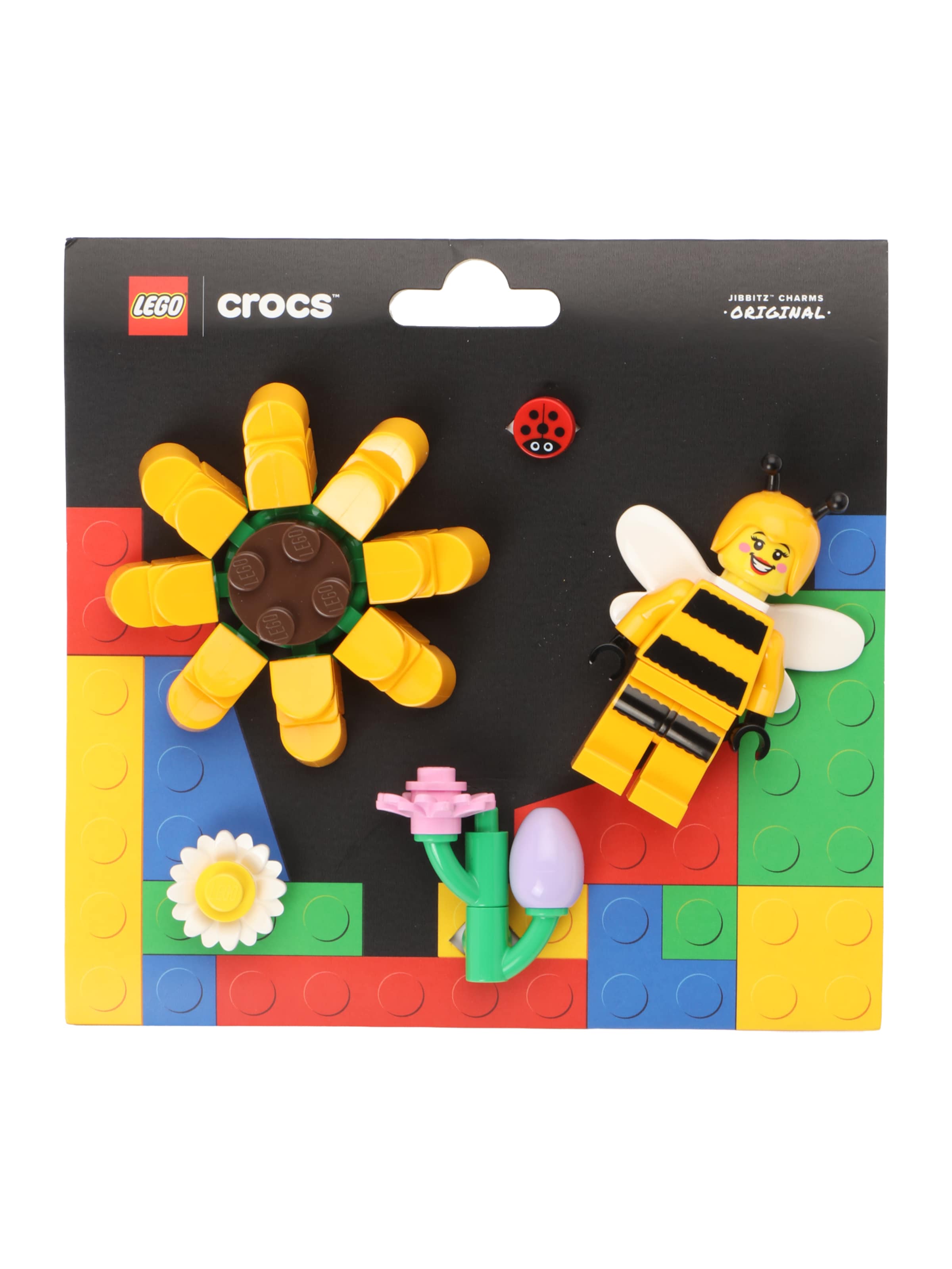 Crocs Shoe Accessories '4LW Botanicals' in Yellow: front