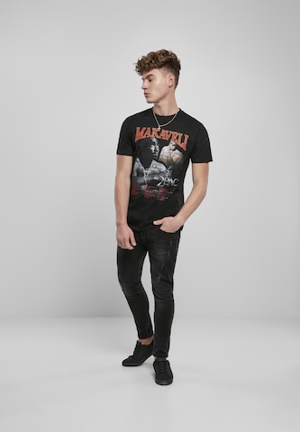 Tricou 'Tupac Makaveli' de la Mister Tee pe negru