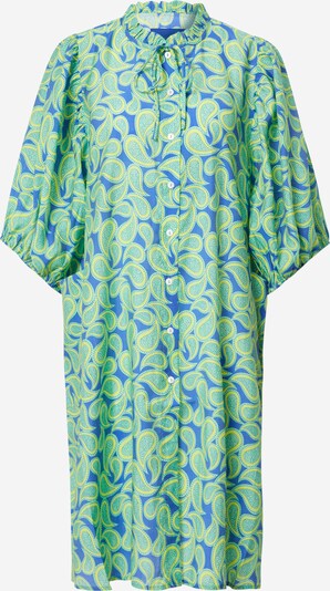 Résumé Kleid 'MACERS' in blau / gelb / jade, Produktansicht