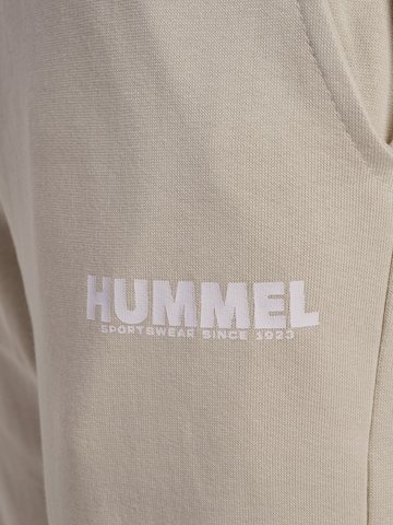 Hummel Tapered Workout Pants 'LEGACY' in Beige