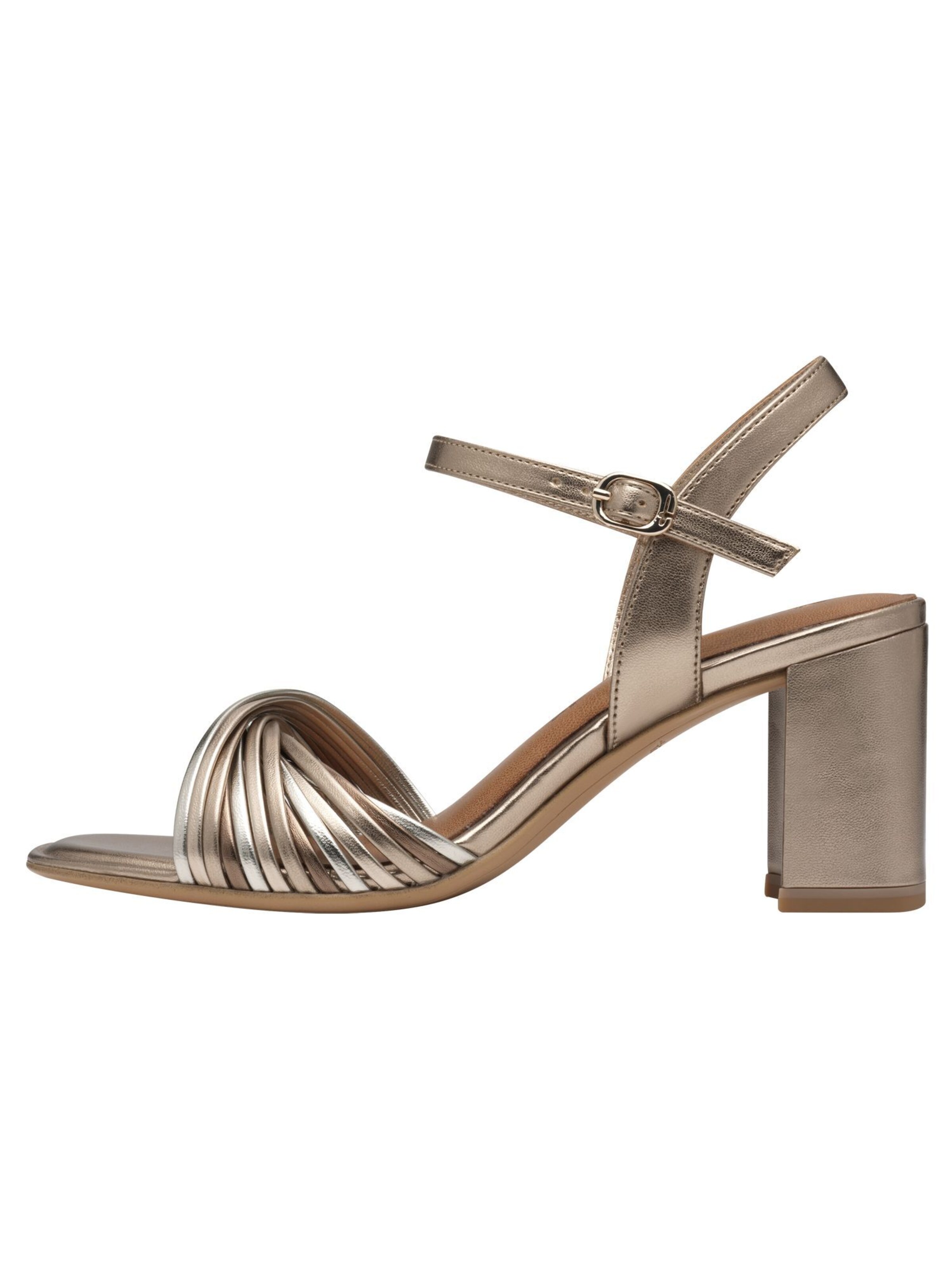 Tamaris Páskové sandály – bronzová