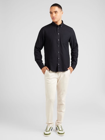 Casual Friday - Ajuste regular Camisa 'Anton' en azul