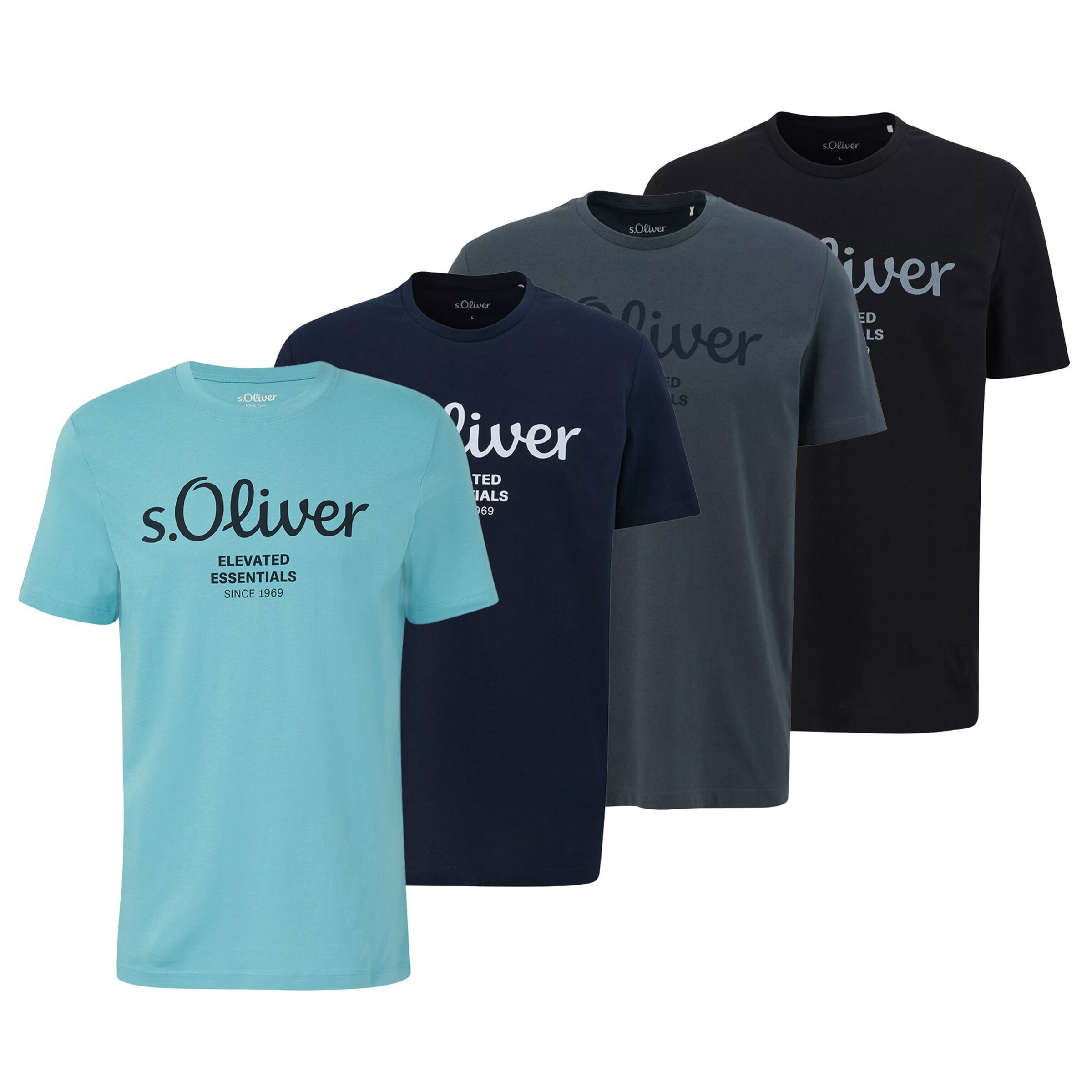 s.Oliver Shirt in Blue: front