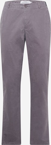 DEDICATED. Normální Chino kalhoty – šedá: přední strana